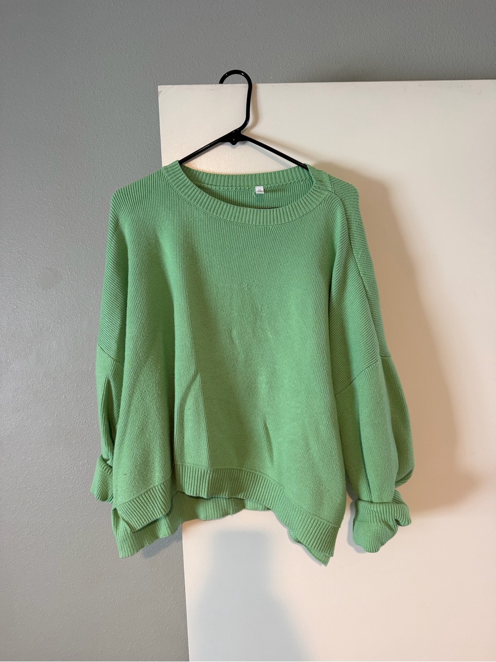 Wishlist Mint Green Crewneck Knit Sweater
